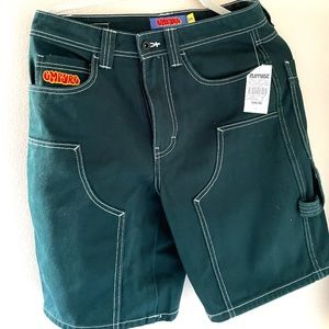 Empyre Double Knee Sk8 Short Green